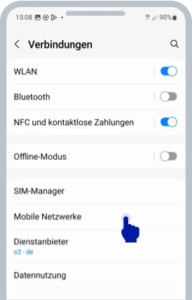  Screenshot des Android-Bildschirms
