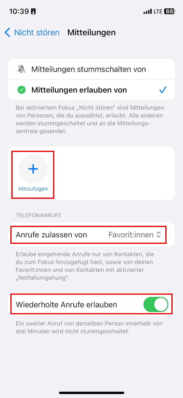  Mitteilungen einstellen
