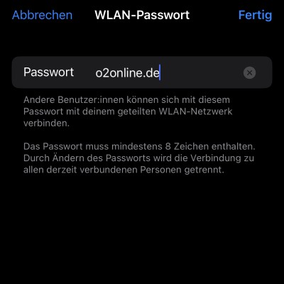 Hotspot einrichten beim iPhone 3