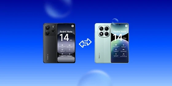  Redmi Note 14 vs. Redmi Note 14 Pro
