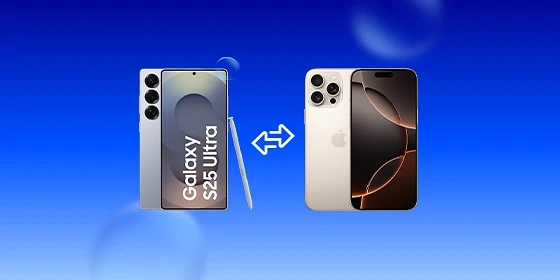  Samsung Galaxy S25 Ultra vs. iPhone 16 Pro Max: Vergleich
