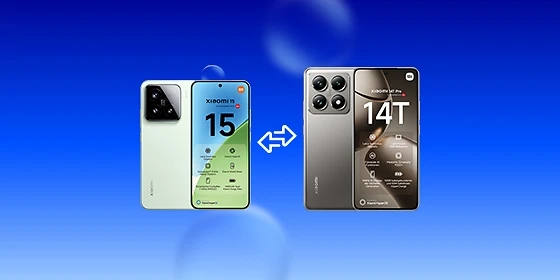  Xiaomi-Handyvergleich: Xiaomi 15 vs. 14T Pro
