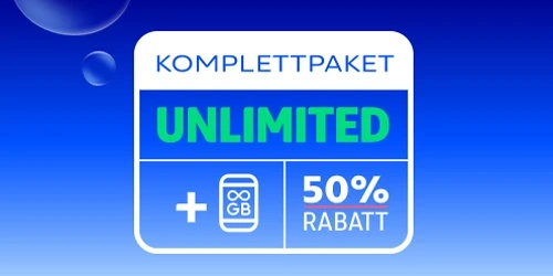 Erfahre mehr über die Komplettpakete Unlimited von o2(© Telefonica)
Komplettpaket Unlimited